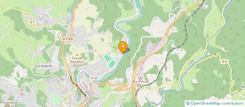 localisation de l'entreprise CEGHAL  TULLE