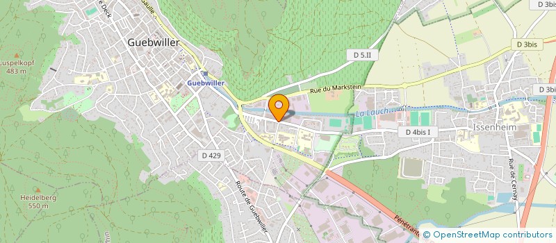 localisation de l'entreprise CEGI CONSULTANT RECRUTEMENT  GUEBWILLER