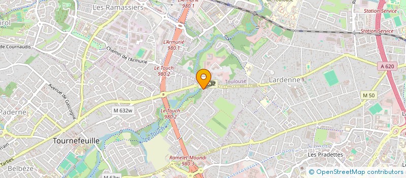 localisation de l'entreprise CEGI INVEST'  TOURNEFEUILLE