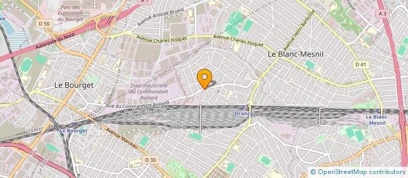 localisation de l'entreprise CEGIB à DRANCY