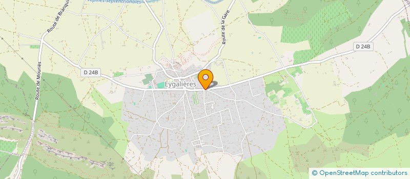 localisation de l'entreprise CEGIC  EYGALIERES