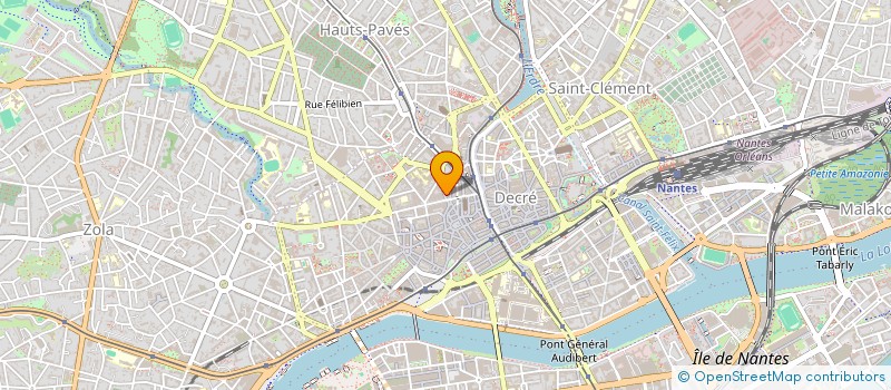localisation de l'entreprise CEGICE GESTION INFORM CREATION à NANTES