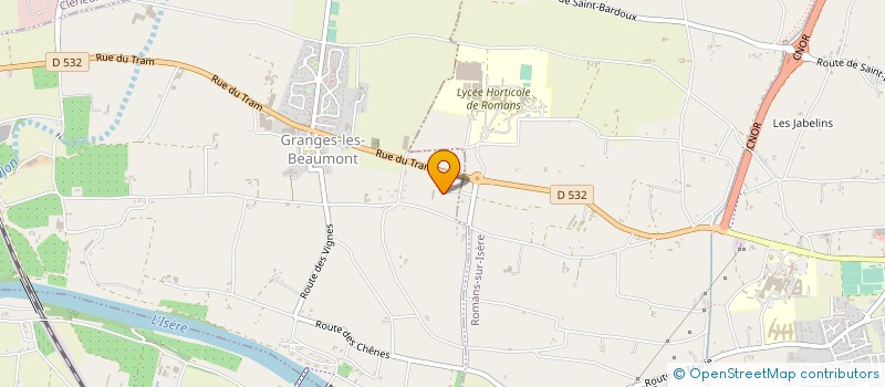 localisation de l'entreprise CEGIELLE  GRANGES-LES-BEAUMONT