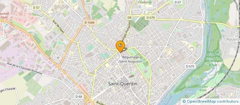 localisation de l'entreprise CEGIM à SAINT-QUENTIN