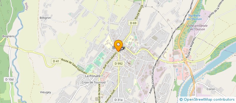 localisation de l'entreprise CEGIMM EXPERTISE à BELLEY
