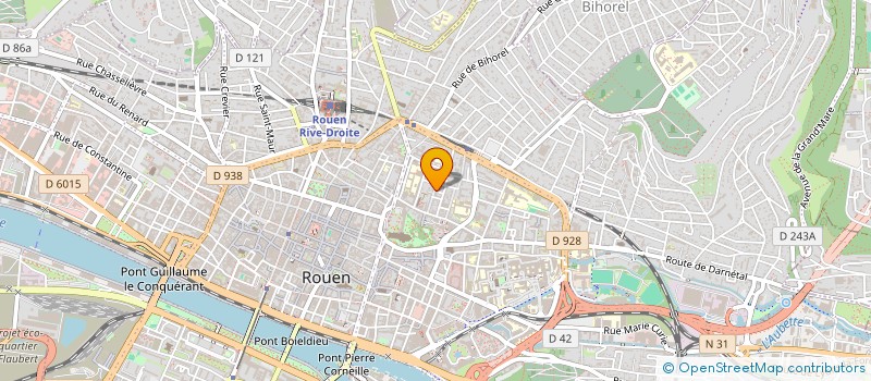 localisation de l'entreprise CEGIMMO à ROUEN