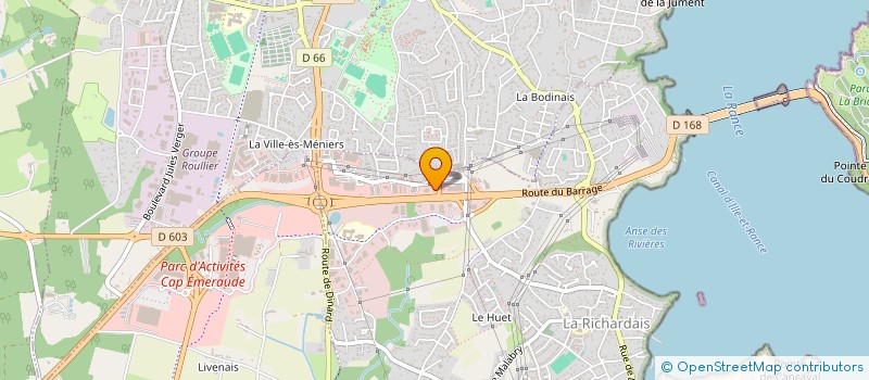 localisation de l'entreprise CEGIMMO  LA RICHARDAIS