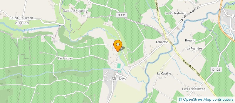 localisation de l'entreprise CEGIP CONSEIL  LA REOLE