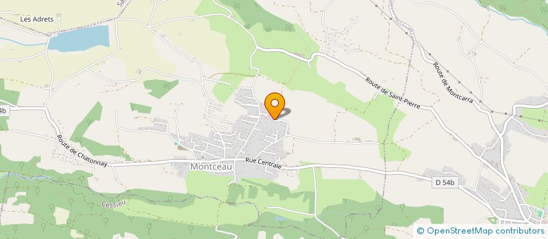 localisation de l'entreprise CEGITAB à RUY-MONTCEAU