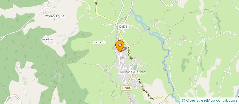 localisation de l'entreprise CEGITEL  TAUSSAC