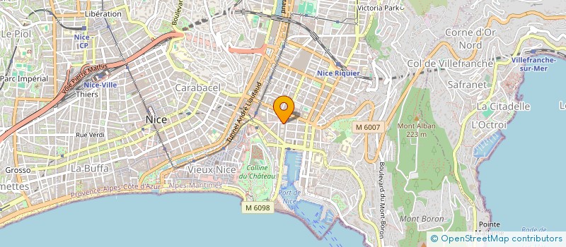 localisation de l'entreprise CEGIU à NICE