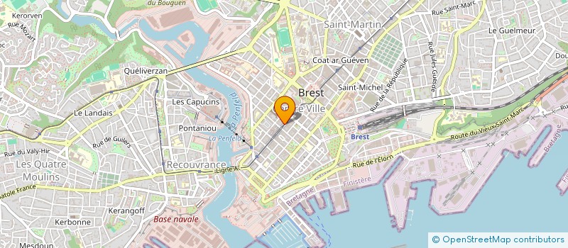 localisation de l'entreprise CEGOR à BREST