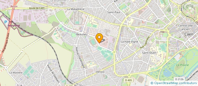 localisation de l'entreprise CEGORA à CAEN