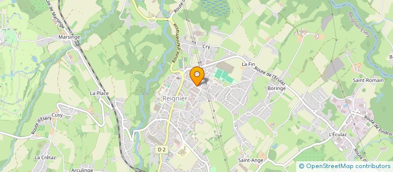 localisation de l'entreprise CEGORA à REIGNIER-ESERY
