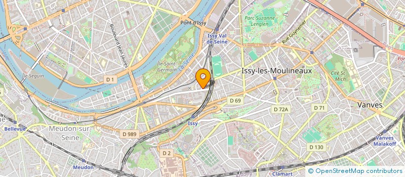 localisation de l'entreprise CEGOS-IDET INTERNATIONAL SA à ISSY-LES-MOULINEAUX