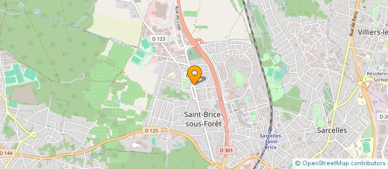 localisation de l'entreprise CEGOST  SAINT-BRICE-SOUS-FORET