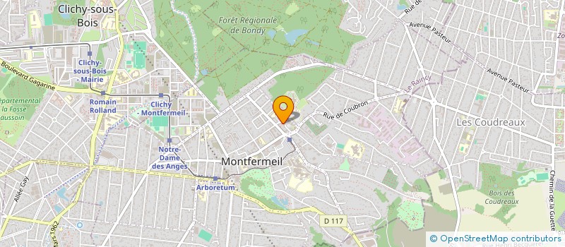localisation de l'entreprise CEGP INGENIERIE à MONTFERMEIL