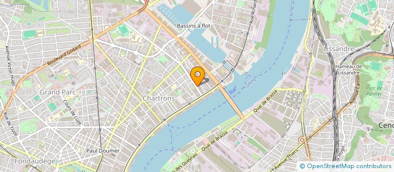 localisation de l'entreprise CEGYMO à BORDEAUX