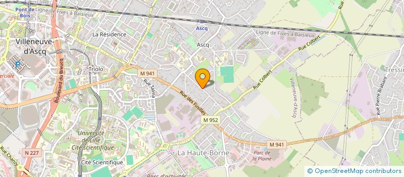localisation de l'entreprise CEHB à VILLENEUVE-D'ASCQ