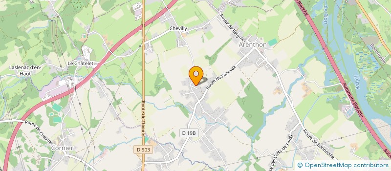 localisation de l'entreprise CEHEME  ARENTHON