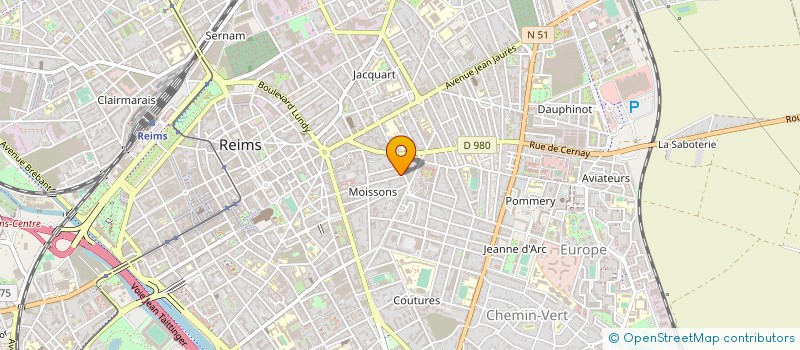 localisation de l'entreprise CEHERE CAPITAL  REIMS