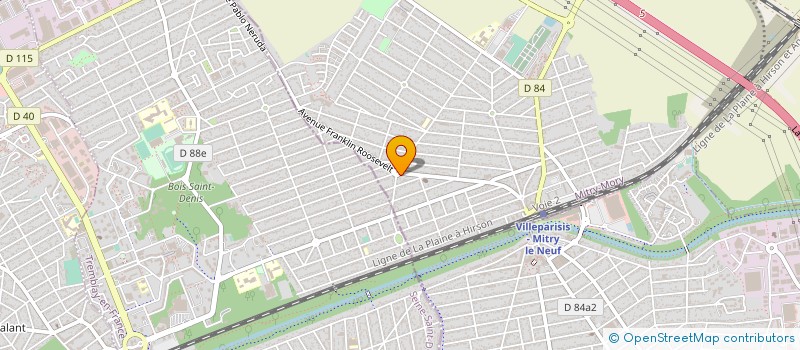 localisation de l'entreprise CEHM  ARNOUVILLE