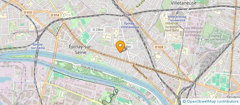localisation de l'entreprise CEI BAT à EPINAY-SUR-SEINE