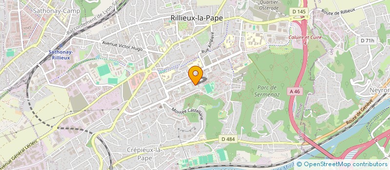 localisation de l'entreprise CEI.BTP à RILLIEUX-LA-PAPE
