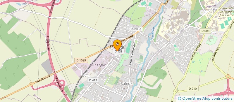 localisation de l'entreprise CEI NORD  SALOUEL