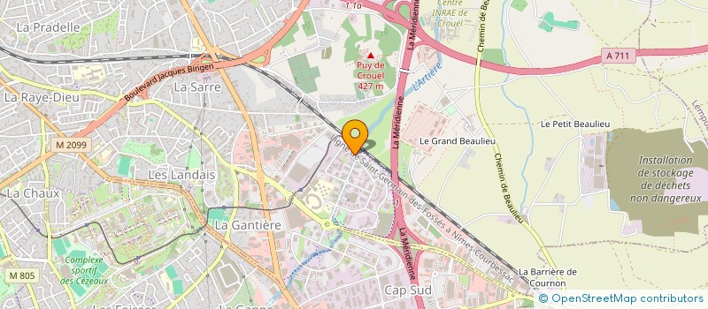 localisation de l'entreprise CEICODIF à CLERMONT-FERRAND