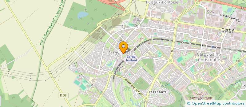 localisation de l'entreprise CEIFAS  CERGY