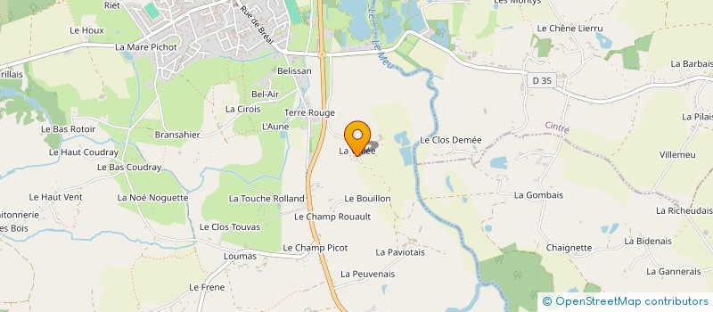 localisation de l'entreprise CEIKY  TALENSAC