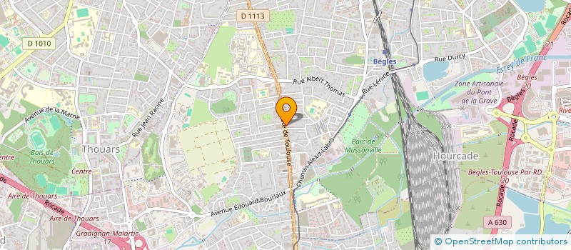 localisation de l'entreprise CEILMAT  GRADIGNAN