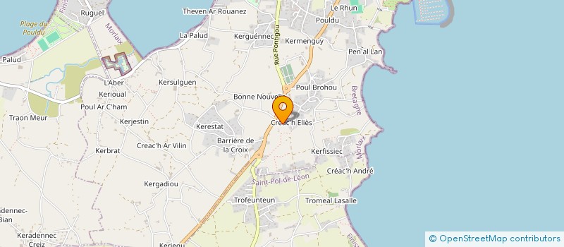 localisation de l'entreprise CEINTURE DOREE PATRIMOINE  ROSCOFF