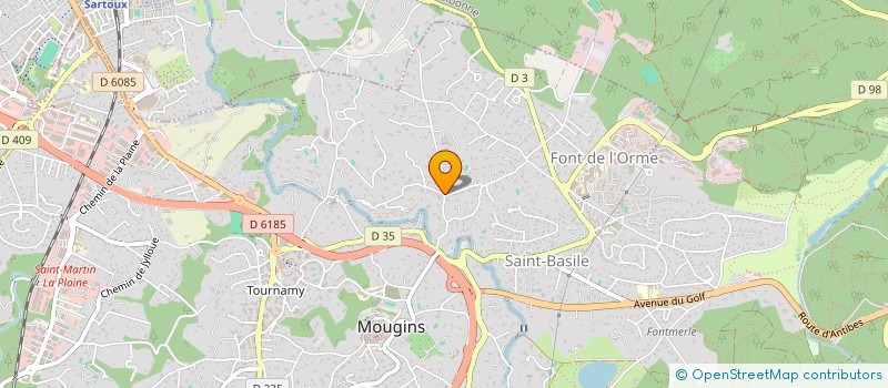 localisation de l'entreprise CEIP à MOUGINS