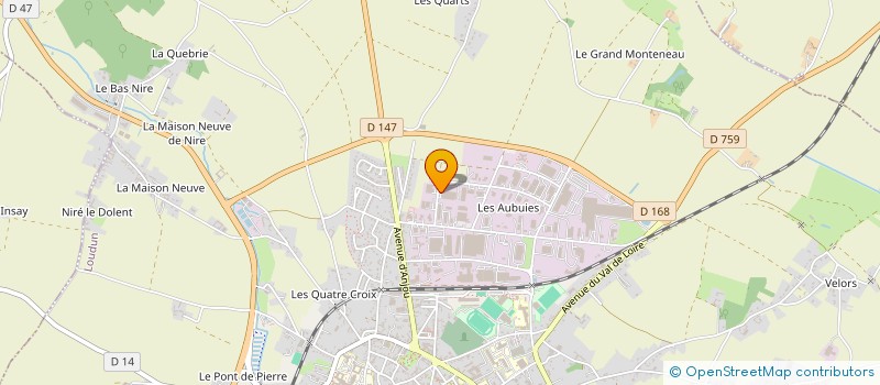 localisation de l'entreprise CEIT GIE EN LIQUIDATION AMIABLE à LOUDUN