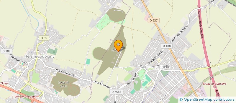 localisation de l'entreprise CEJ CONCEPT  SAINS EN GOHELLE