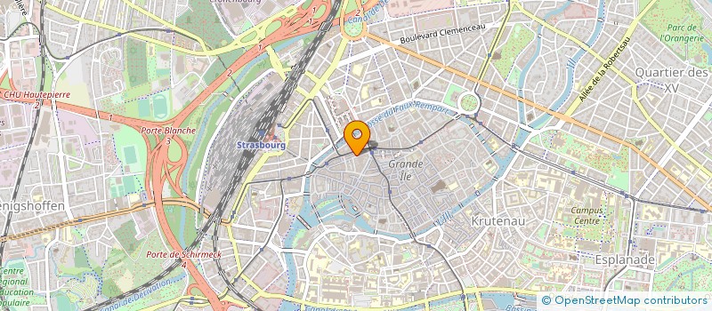 localisation de l'entreprise CEJ PATRIMOINE  STRASBOURG