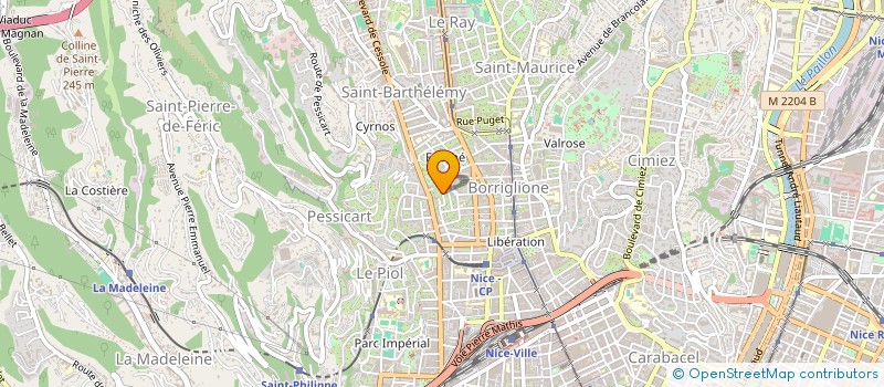 localisation de l'entreprise CEJ TORAT HAIM à NICE
