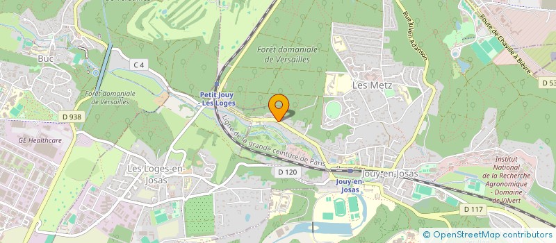 localisation de l'entreprise CEJA FRANCE  JOUY-EN-JOSAS