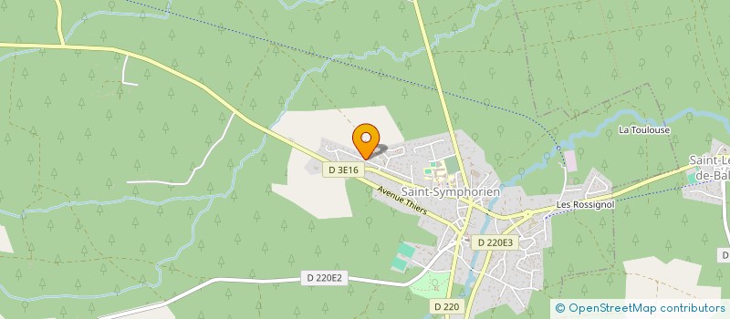 localisation de l'entreprise CEJAA  SAINT-SYMPHORIEN