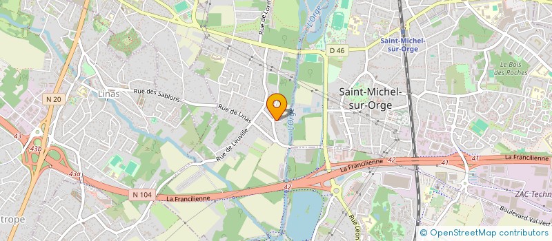 localisation de l'entreprise CEJADO  LONGPONT-SUR-ORGE