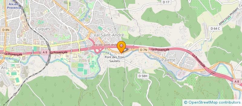 localisation de l'entreprise CEJAM à AIX-EN-PROVENCE