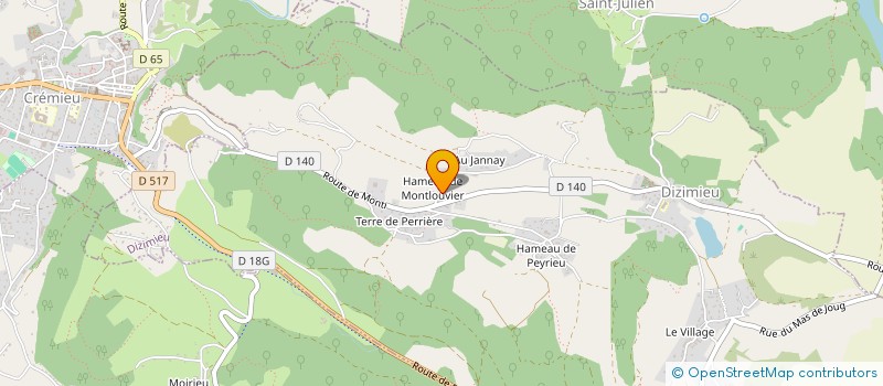 localisation de l'entreprise CEJAMA  DIZIMIEU