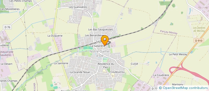 localisation de l'entreprise CEJAZ  NOTRE-DAME-D'OE