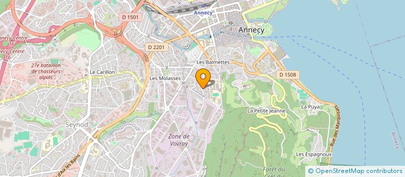localisation de l'entreprise CEJE à ANNECY