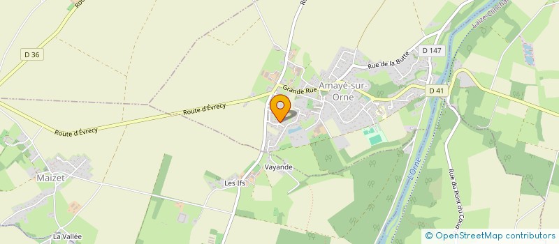 localisation de l'entreprise CEJEAN  EVRECY