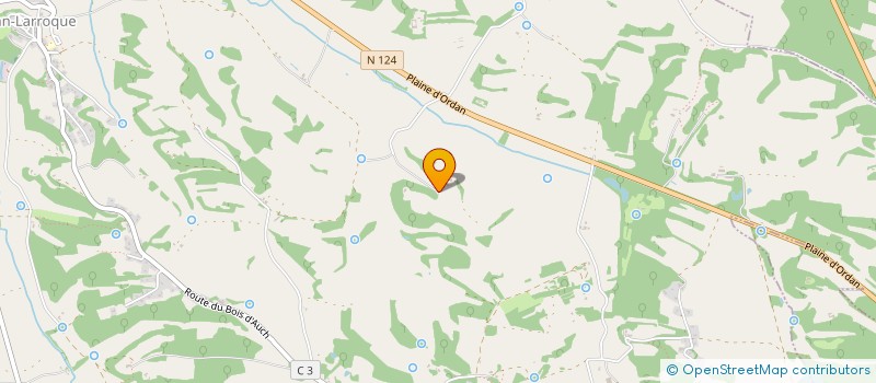 localisation de l'entreprise CEJELIE  ORDAN-LARROQUE