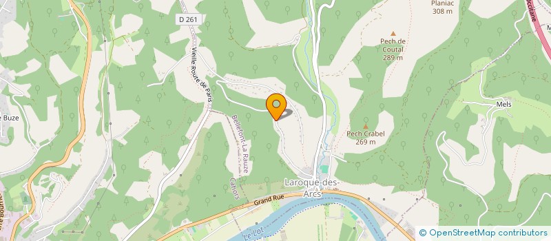 localisation de l'entreprise CEJELYS  BELLEFONT-LA RAUZE