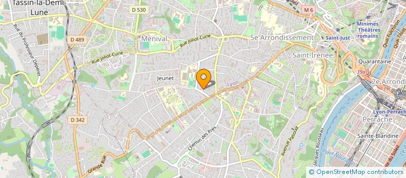 localisation de l'entreprise CEJEUDILA  LYON